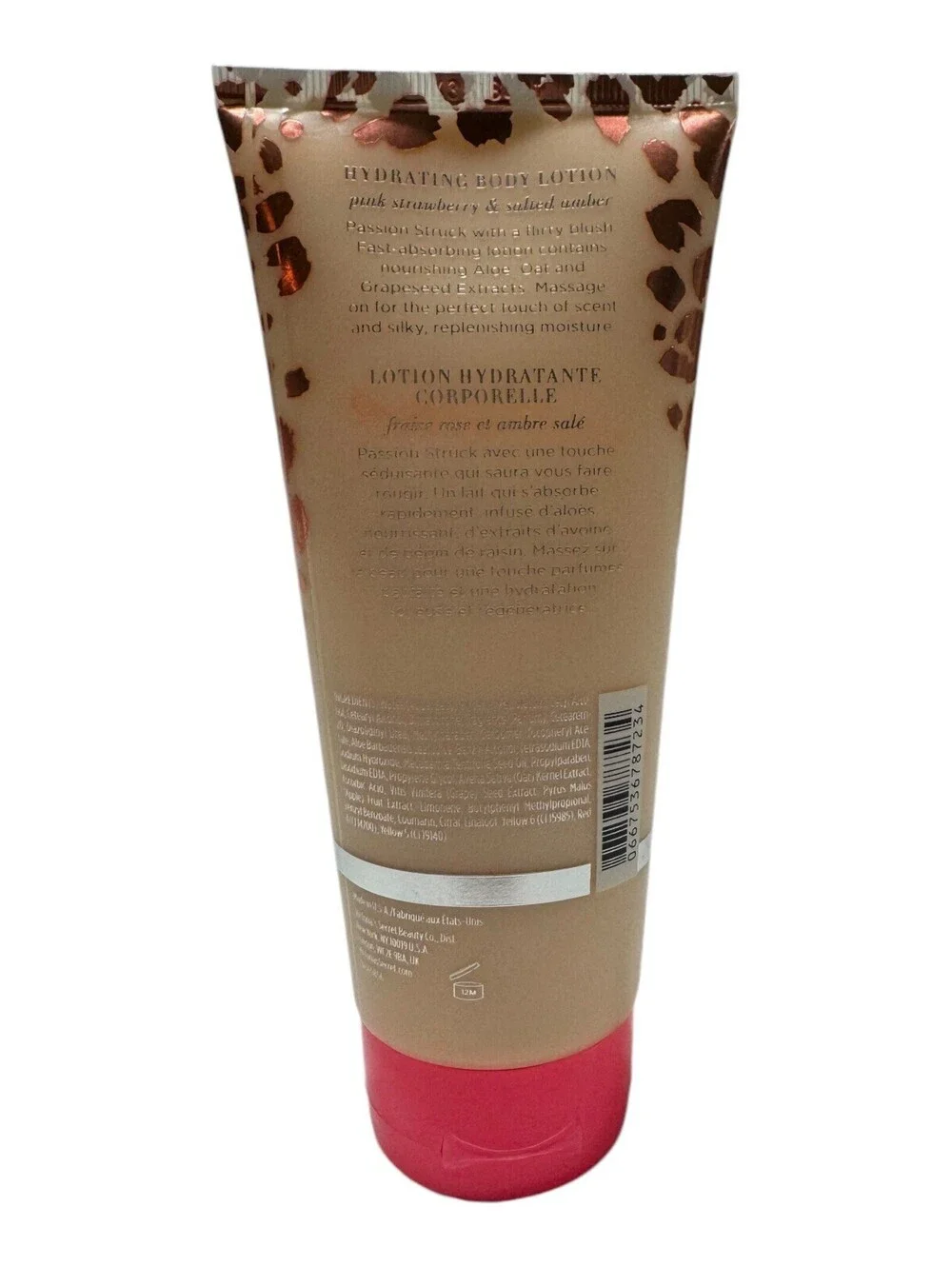 Victoria's Secret PASSION STRUCK Blush Fragrance Lotion 6.7 OZ LIMITED EDTN -NEW